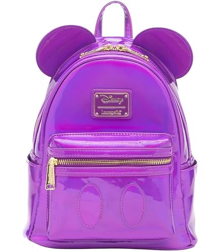 Amazon.com | Loungefly Disney Mickey Mini Backpack, Blue Oil  display picture 1