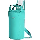 WANDF Waterproof Dry Bag for Women Men with Quick-Dry Shoulder Strap Floating Roll Top Dry Storage Bag 10L for Kayaking, Raft