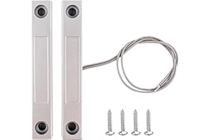 aoauto Home Security Wired Rolling Door Contact Magnetic Reed Switch Alarm Sensor Magnetic Switch,NC
