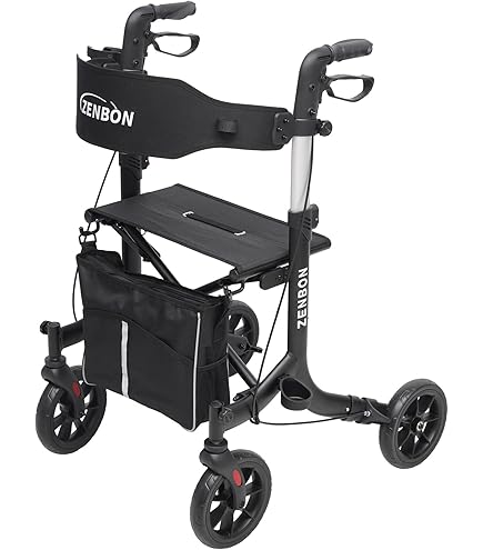 Amazon.com: Rollator Walker for Seniors/Adults Foldable Rolling