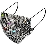 CHYOU Anti Dust Face Bandanas, Sequins Unisex DustProof Resuable Breathable Washable Mouth Bandanas Outdoor