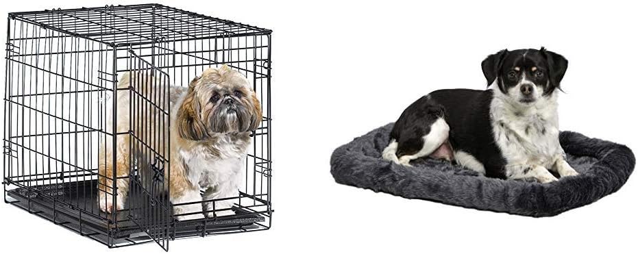 matching dog crate bed