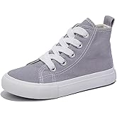 OPOEE Kids high Tops Boys & Girls High Top lace-up Kids' Shoes Back-to-School Season Little White Shoes Teen Classic Kids' Sneakers Tennis Shoes Baby Skate Shoes Toddler Shoes