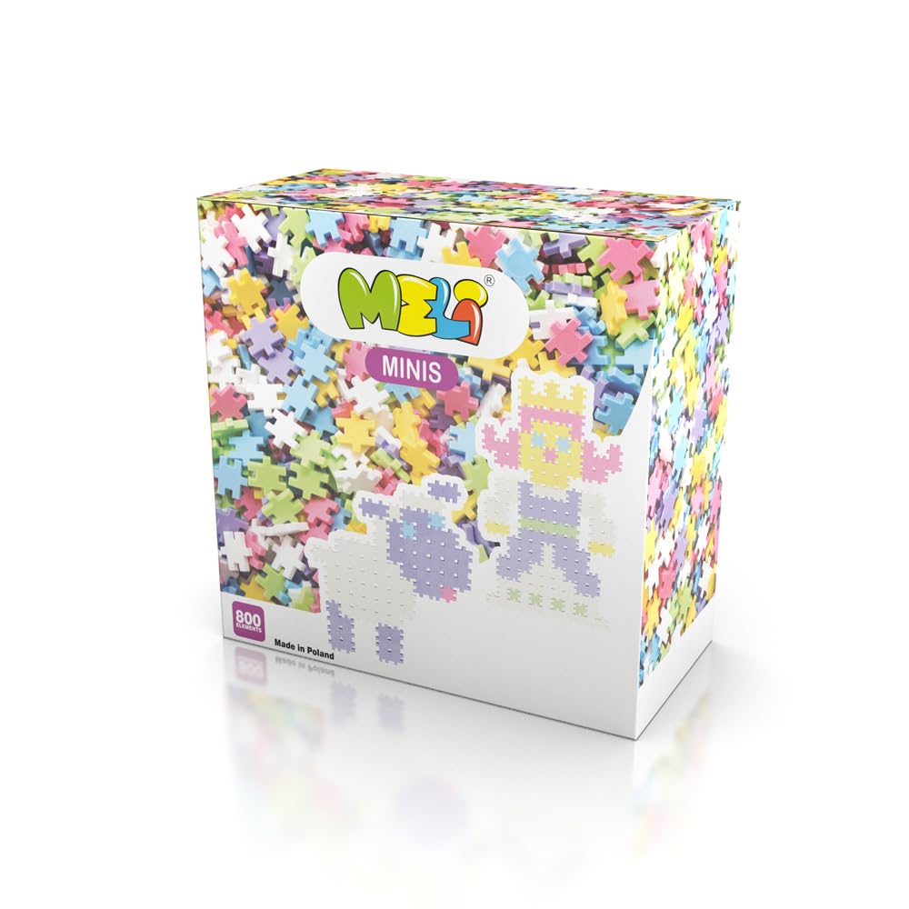 Meli 67316 Minis Pastel Creative Toy, Multi-Colour, Pack of 800