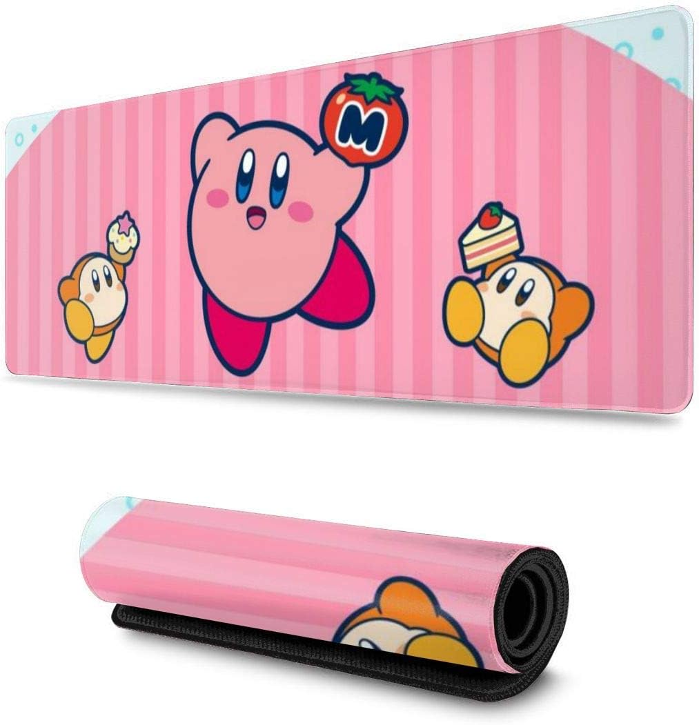 Kirby Mouse Pad Mausmatte mit genähter Kante Amazon.de Elektronik