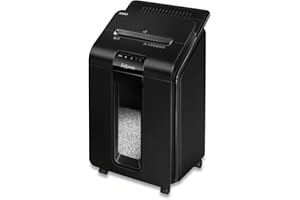 Fellowes Automax 100M Auto Feed Shredder (4629001) Shredder,Black, 26.4" x 15.4" x 14.6"