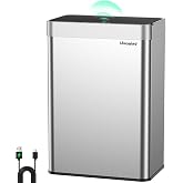13.2 Gallon Automatic Kitchen Trash Can,Touchless Sensor Garbage Can,Silver | Built‑in 1500mAh Rechargeable Battery,Stainless