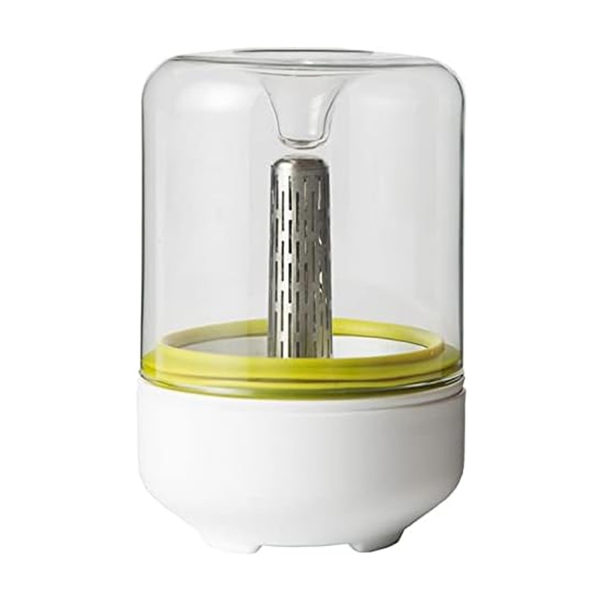 Chef'n Countertop Sprouter Kitchen Sprouting Kit, Grow Your Own Seeds Alfalfa Broccoli Mung Bean for Salads, Glass Jar In Gift Box, White, 10 x 15 cm