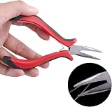 Duufin Hair Extensions Tools Kit 500 Pcs Black Micro Ring Beads Plier view 3