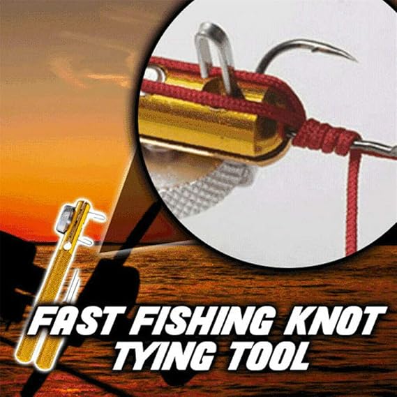 Portable Fast Fishing Supplies General Fishing Tools For Saltwater Carp Ice Fishing Acwert Fishing Gear Knot Tying Tool Practical Knot Line Sub Line Knot Tying Tool Accessories Sports Outdoors