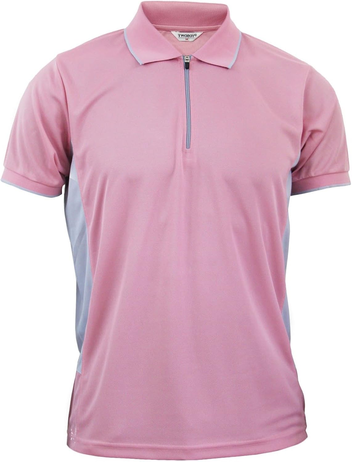 pink dri fit polo