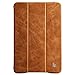 JISONCASE iPad Mini 4 Case, Leather Ultra Slim Smart-Shell Stand Cover Case with Auto Wake/Sleep for Apple iPad Mini 4 (JS-IM4-01A) (Vintage Brown)