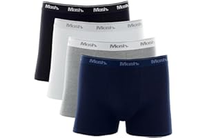 Kit 4 Cuecas Cot Liso Elast MashMasculino