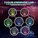 Millennium Falcon Night Light Christmas Thanksgiving Day Gift, ProCIV 3D Illusion 7 Color Multicolored Changing with USB Powered Table Desk Lamp for Children Bedroom Household Home Decoration Gift