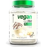 Forzagen Vegan Protein 360 2 Lbs 27 Servings, Plant Based Protein Extracted from Quinoa, Brown Rice and Pea Isolate Protein, Dairy, Soy and Gluten Free, Nom GMO (Vanilla Milkshake)