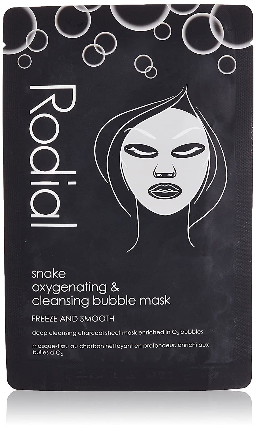 Rodial Snake Oxygenating & Cleansing Bubble Sheet Mask Individual Sachet, SKSNBUBIND