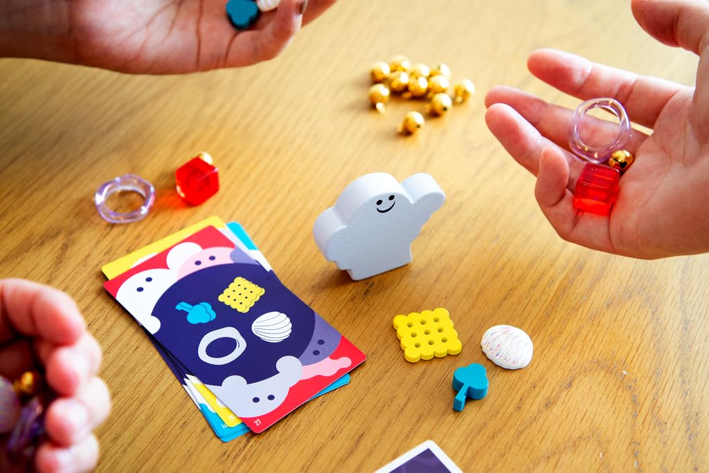 Oink Games DroPolter – Fast-Paced Ghost Memory Party Game | 2–5 Players | Ages 6+ | Portable Travel Game