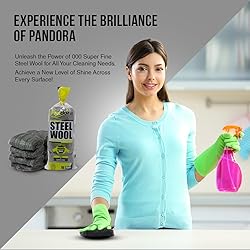 Pandora Steel Wool #000-16 Pads for Buffing and