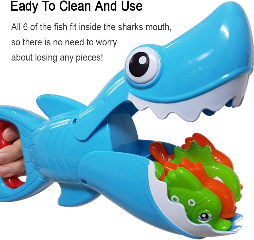 shark grabber bath toy
