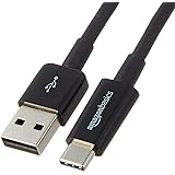 Amazon Basics USB Type-C to USB-A 2.0 Male Charger Cable, 9 Feet (2.7 Meters), Black