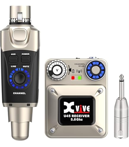 Amazon.com: Xvive U45 Wireless in-Ear Monitor System - 5.8GHz