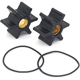 359978 Raw Sea Water Pump Impeller Kit for Kohler Pumps GM 28487 &amp; 359341 | Fits 4EFCD, 5ECD, 6EFCD, 7.3ECD, 4EFKD, 5EKD, 6EFKD, 7.5EKD, 8EFKD, 10EKD Generators, Replaces Engine Cooling Pump GM63535