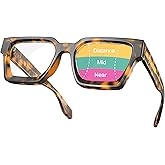 VISOONE Progressive Multifocal Anti-Fog Reading Glasses with Anti-Blue Light and UV Protection Readers Women and Men RIVER