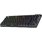Logitech G PRO X TKL Lightspeed Wireless Gaming Keyboard, Ultra-Portable Tenkeyless Design, LIGHTSYNC RGB, PBT keycaps, Linea