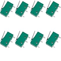 KW4-3Z-3 Micro Limit Switch Short Straight Hinge Lever arm Micro