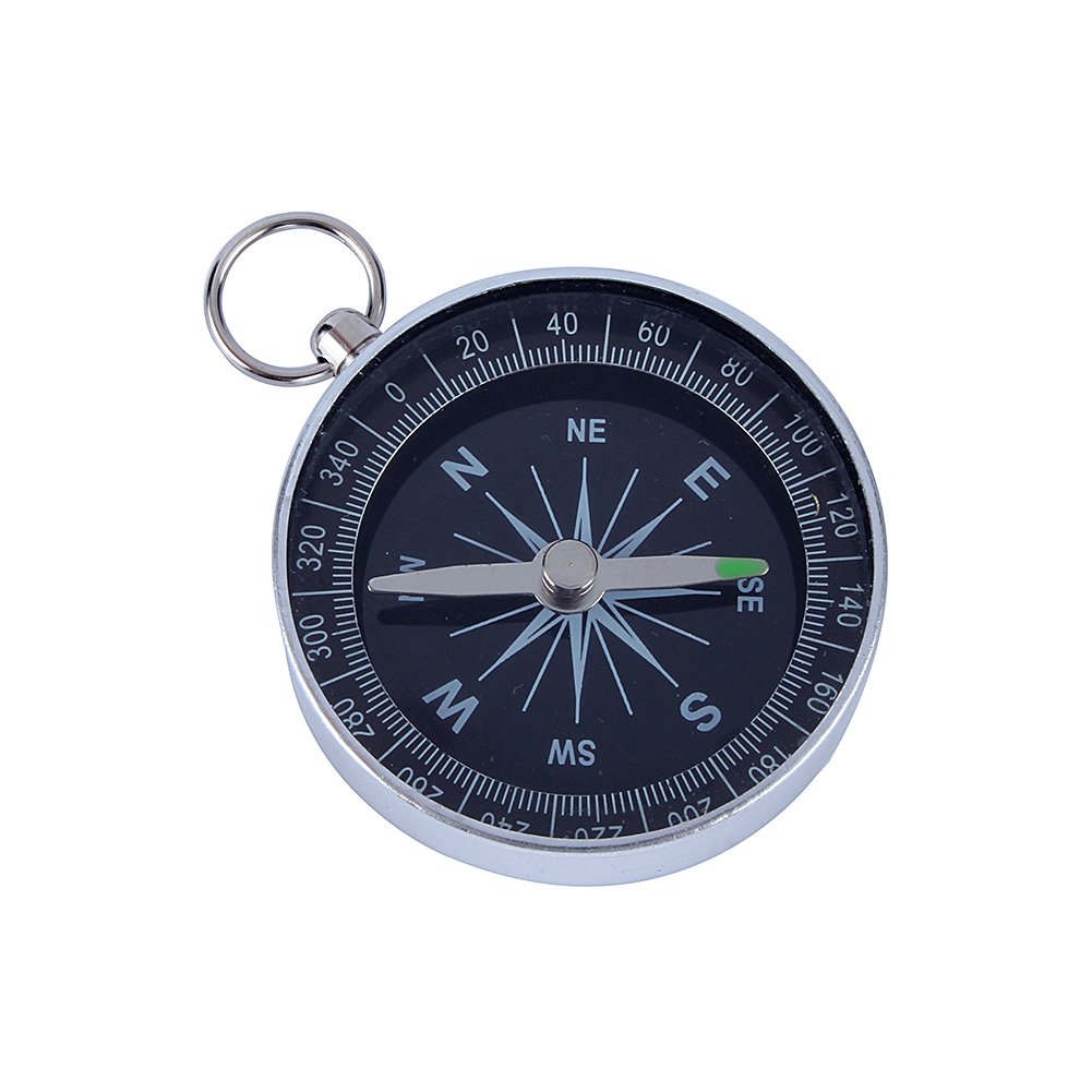 Pocket Compass Mini Compass Survival Kit with Aluminum Shell High Precision&Stability for Outdoor Camping Hiking Sports Navigation