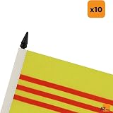 AZ FLAG Set of 10 South Vietnam Table Flags 4x6in 15x10 cm Mini Desk Flags view 6