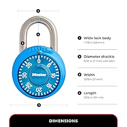 Master Lock Locker Lock, Combination Lock for Gym