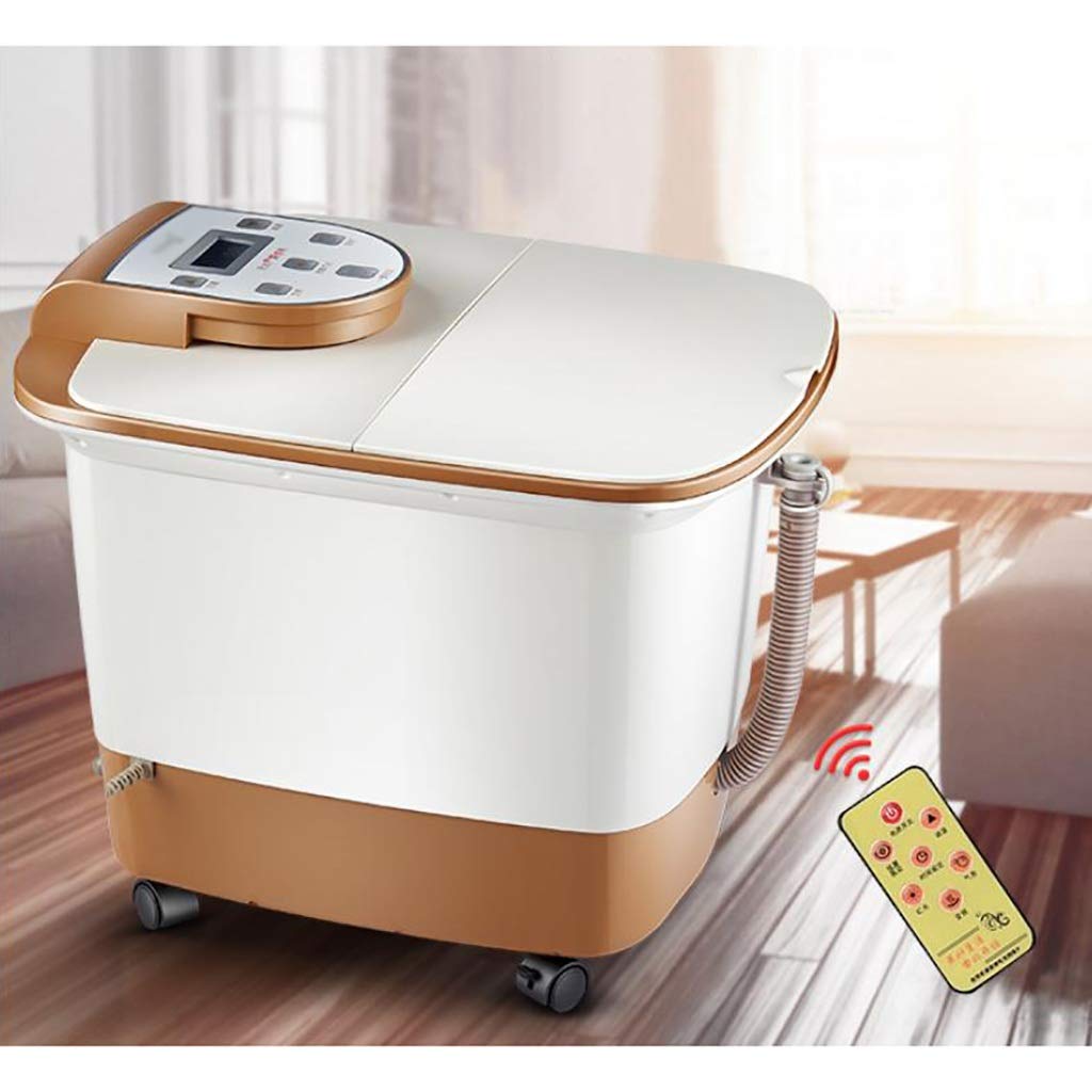 格安 フットマッサージャーフットバス フットタブ自動マッサージフットバスフットバスバレル電気加熱フットマッサージマシン B07gnn8qx5 安心の定価販売 Firstcity Edu My