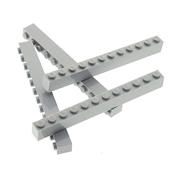 4 x Lego System Bau Stein hell grau 1x12 Basis Steine Basic Brick Set Star Wars 76038 8813 7261 7144 7965 7783 7663 10187 421