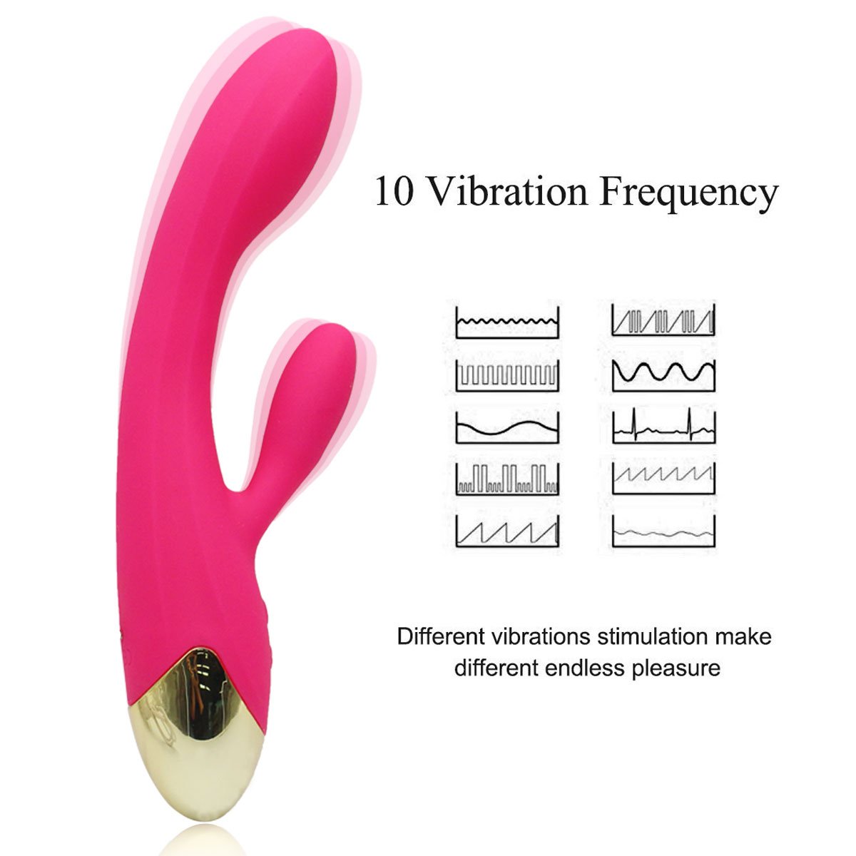 Computer LED Silent Force Vibrator Rotating 10X Level Relieve Muscle Ache Waterproof Artery Bath and Body Works USB Cable Rechargeable Massager Long Time Use