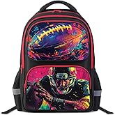 Neramty School Backpack for Boys, Football Backpack for Kid Backpack Suitable for 6-18 Kid, for Children Teens Elementary Middle School Bookbag Travel Back.