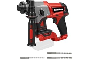 FormiPow SDS-Plus Rotary Hammer Drill for Milwaukee 18V Battery, 3J Impact Brushless Rotary Hammer with 2 Mode Operation, Cor