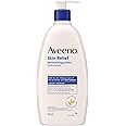 Aveeno Skin Relief Moisturizing Lotion, Shea Butter, Dimethicone, Triple Oat, Itchy, Dry Skin Body Moisturizer, Fragrance Fre