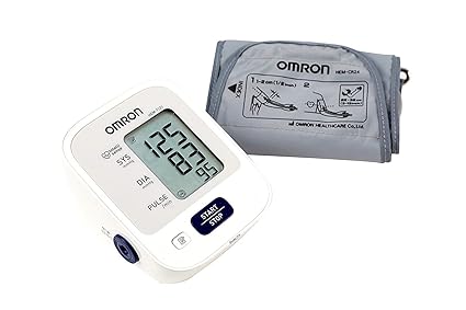 Omron Hem-7121 Blood Pressure Monitor 16 X 11 White::Blue