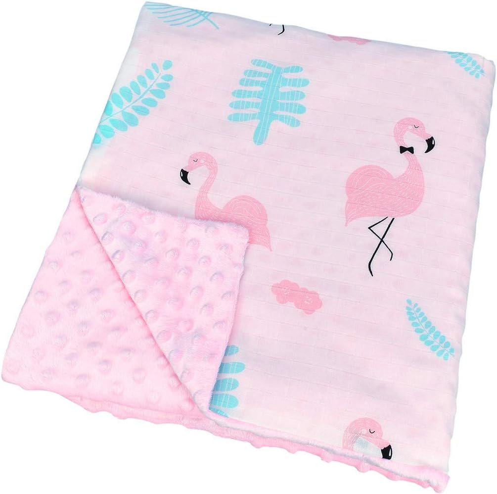 muslin and minky blanket