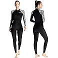 Skyone Dive Skins Swimsuit Full Body Rash Guard for Men Women, Thin Wet Suit Scuba Skin UV Protection Long Sleeve