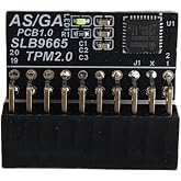 Yeiwenl TPM 2.0 Encryption Security Module with 20-1 pin Compatible with Windows 11 for GIGABYTE Motherboard/ASUS Motherboard