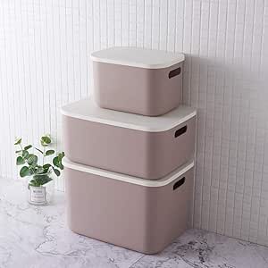 WYMBM Caja De Almacenamiento De Ropa De Plástico para El Hogar, Caja De