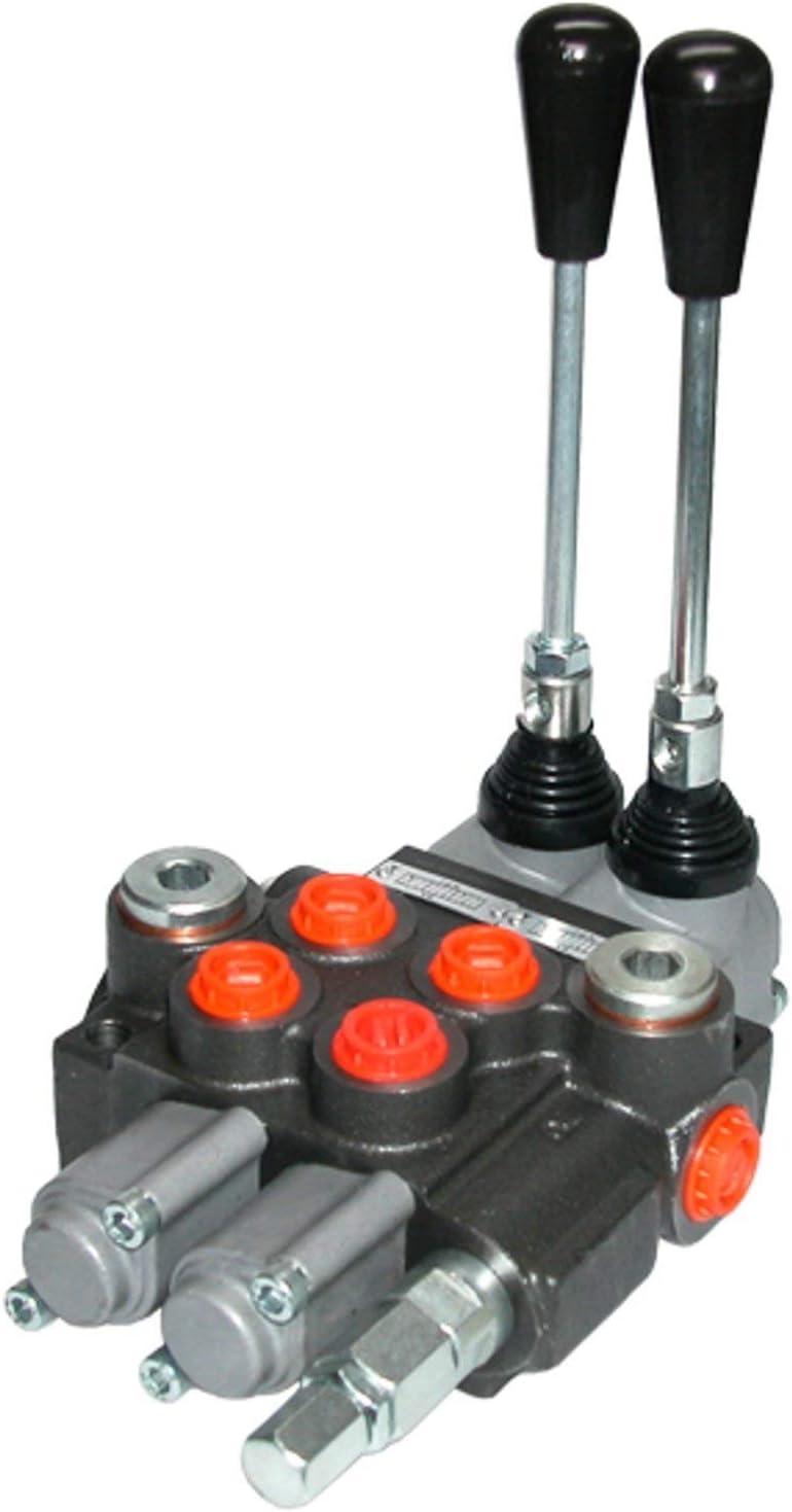 Hydraulik Hand Steuer- Hydraulikventile 40L für DW Zylinder mit 1 bis 7 Hebeln, HS8, Ausführung 2 Hebel