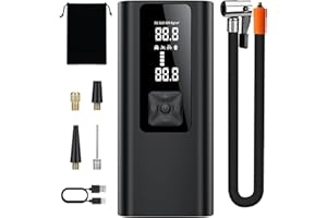 AJBLG Tire Inflator Portable Air Compressor for Car/Motorcycle/Bike/Ball