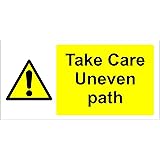 Warning Signs A5 Caution Uneven Surface 1 2 Mm Rigid Plastic Signs