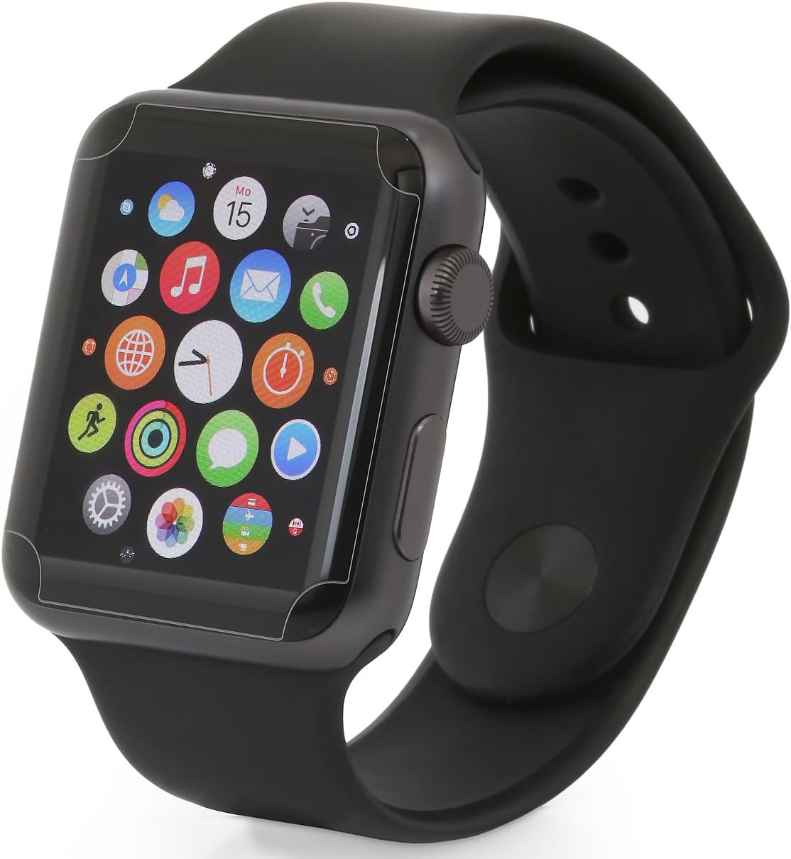 StilGut Flexible Screen Protector Compatible with Apple Watch, Apple Watch Series 2 (42 mm), 2 Pack, Apple Watch 42mm - Image 4
