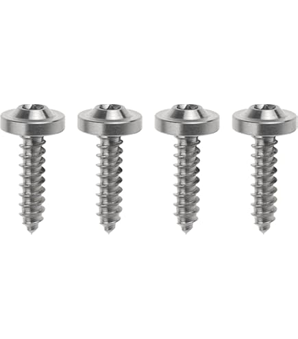 Blocco Am 6 4 Viti In Titanio M3x20 Testa A Bottone - Grado Aerospaziale 6AL4V - Per Progetti Leggeri Bulloni Titanio Leggeri