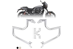 Kinglemc Crash Bar Engine Guard Highway Bar for Harley Davidson XG Models,Street 500 750 XG750 XG500 2015-2020 (Silver)