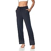 COLORFULLEAF Women's Pajama Pants Bamboo Rayon Wide Leg Yoga Sweatpants Breathable Soft Lounge Pants Sleep Bottoms